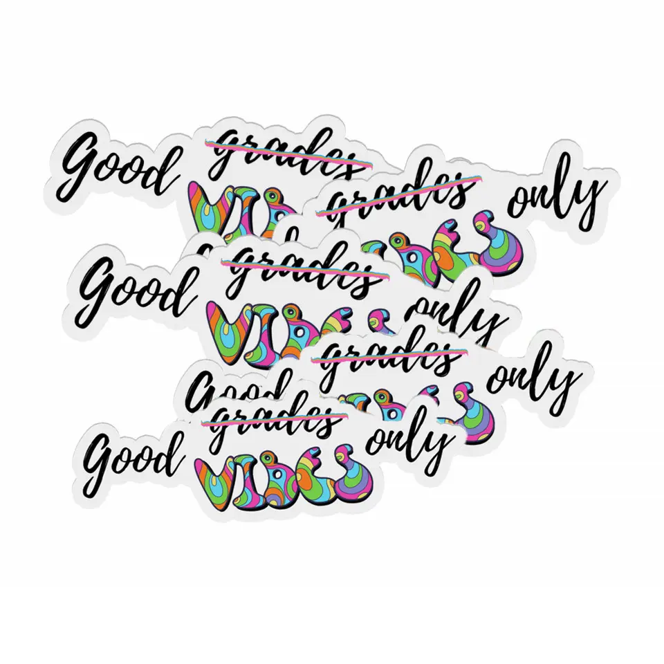 Only good vibes • Stickere